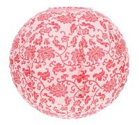 Gadpiparty Red Paper Lantern Decor with Iron Wire Frame, Portable Asian Style Hanging Lantern, User-friendly Design for Indoor Use, for Creating a Warm and Romantic Festive Atmosphere