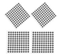 Gadpiparty Reflective Film Tracking Dots 200Pcs for 3D Scanner with Motion Capture and Diffuse Reflection Features, Silver Markers for Animation Production and Precise Alignment Systems