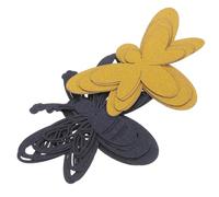 Gadpiparty Removable 3D Bee Wall Decals Made from Iridescent Paper, Decorative Double-Layer Bee Stickers for Home Decoration and DIY Projects