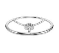 Gadpiparty Replacement Footrest Ring Providing Optimal Leg Support and Reducing Fatigue 12.6' Silver Iron Round Footrest for Bar Stool and Drafting Chair for Pub Counters, Commercial Use