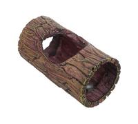 Gadpiparty Reptile Cave Decor Resin Hideout with Suction Cup for Gecko and Frog Terrarium Habitat Small Amphibian Tank Shelter