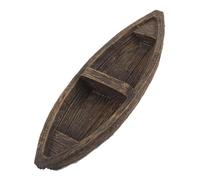 Gadpiparty Resin Miniature Boat Ornament, Weather Resistant Tiny Sailboat Model for Miniature Dollhouse and Mini Book Shelf, Ocean Beach Scene Decoration