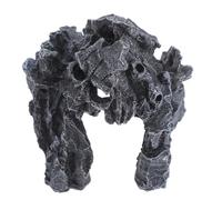 Gadpiparty Resin Reptile Cave Hideout with Dark Atmosphere Design for Snake Tank Accessories Fish Tank Landscape Ornament Suitable for Reptile and Amphibian Habitat Decoration