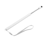 Gadpiparty Retractable Stainless Steel Teaching Pointer Stick 7-30 Inch Telescopic Presenter with Strap for Lectures and Interactive Whiteboard Sessions, Precise Guidance and Resistant
