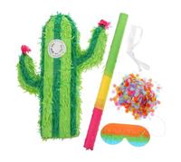 Gadpiparty Reusable Cactus Pinata Interactive Fun Paper Pinata for Birthday Party and Halloween with Rod and Candies Unique Creative Design Random Color for 's Event Decoration