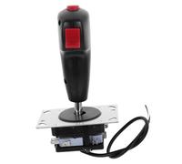 Gadpiparty Reusable Flight Stick Joystick Controller Handle with Vibration Micro Circuit Board One Handed Gaming Accessory for Flight Simulation and Arcade Games