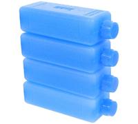 Gadpiparty Reusable Ice Packs for Cooler Bag, 4 Pcs Freezer Blocks for Lunch Box, Bricks for Personal Air Cooler Fan And Travel, Compact Blue Pe Box for Cold Storage