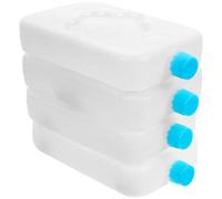 Gadpiparty Reusable Ice Packs for Cooler Bag 4Pcs Freezer Blocks Pe Material Leakproof Ice Blocks for Lunch Box Air Conditioner Fan and Outdoor Use
