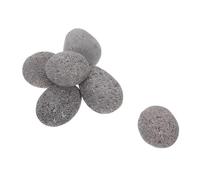 Gadpiparty Reusable Natural Volcanic Fire Pit Rocks Bag Multipurpose Fireplace Stones for Outdoor Patio Gas Fireplaces Camping Fire Rocks with Unique Textures and Easy Maintenance
