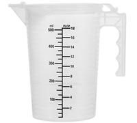 Gadpiparty Reusable Pp Oil Measuring Jug with Scale and Handle 500ml Graduated Measuring Cup for Baking for Precise Fluid Measurement in Kitchen