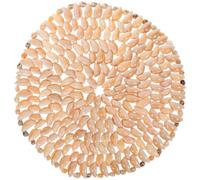 Gadpiparty Reusable Shell Coasters with Heat Insulation, Elegant Beach Style Cup Mats for Seaside Home Accessories, Natural Shell Cup Holders for Tea and Coffee Drinks Color Color