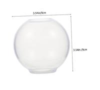 Gadpiparty Reusable Transparent Silicone Ball Mold for DIY Sphere Crafts Flexible Durable Resin Casting Mold for Handmade Ornaments and Soap Making
