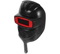 Gadpiparty Reusable Welding Face Mask with Handle for Industrial Use, Viewing Plastic Welder Facial Protection, Handheld Black Welder Face Mask for Adult Welding Safety