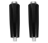 Gadpiparty Revolving Handle Grip High Mechanical Strength, Easy to Install 2pcs Bakelite Threaded Crank Handle for Lathe Machines and Instrument Apparatus Suitable for Printing and Food