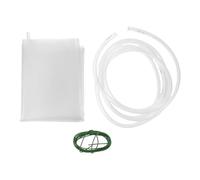 Gadpiparty Roof Rain Diverter Kit 23.58X19.65In with 2M Hose and Iron Wire Outdoor Collapsible Rainwater Collector for Roof Leak Protection and Ceiling Drip Control