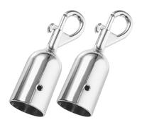 Gadpiparty Rope End Hooks with Convenient Hanging Hook Design 2pcs Aluminium Alloy for Railings and Ropes for Reception Events and Isolation Places