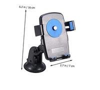 Gadpiparty Rotatable Car Mounted Phone Holder Suction Cup Stand for Mobile Devices Black Blue Dashboard Windshield Bracket for All Smartphones