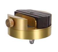 Gadpiparty Rotating Brass Engraved Seal Clamp Woodworking Vise Solid Brass Engraving Tool for Crafting with Full Rotational Control and Compact Design