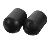 Gadpiparty Rubber Cello Endpin Stopper Pads Endpin Tips 2pcs with Solid Durability and Anti-slip Features, Black Essential Instrument Accessories for Stable Playing for Cello and Double Bass