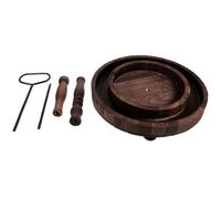Gadpiparty Rustic Multi-layer Cake and Cupcake Stand for Displaying Snacks with Synthetic Material Construction, Elegant Design for Wedding Party and Banquet Tabletop Organization