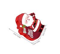 Gadpiparty Santa Themed Xmas Pinata with Bat Blindfold Confetti Holiday Birthday Decoration for Winter Wonderland Parties Spacious Candy Holder for Interactive Smash Game Fun