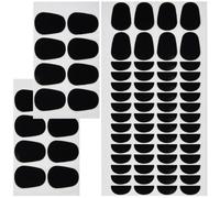 Gadpiparty Saxophone Instrument Mouthpiece Pads Cushions for 50pcs Silicone Alto Tenor Accessories Black Protect Prevent Bite Marks Teeth for Musicians