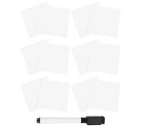 Gadpiparty Self-adhesive Sticky Index Notes White Tpe Material Portable Lightweight Memo Notes for Reading and Diaries Use