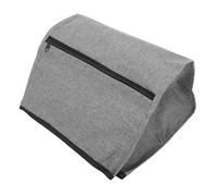 Gadpiparty Sewing Machine Dust Cover Side Storage Pockets for Household Use, Grey Oxford Cloth Protective Case Handle, Foldable Sewing Organizer Compatible Domestic Machines, 31.5x29x28.5cm