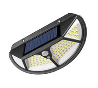 Gadpiparty Side Solar Outdoor Lights Motion Sensor Wall Lamp Garden Security Light Easy Install Led Solar Street Lamp for Patio