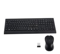 Gadpiparty Silent Keyboard and Mouse Set Wireless Ergonomic for Office Laptop Use Full Keys Quiet Computer Accessory