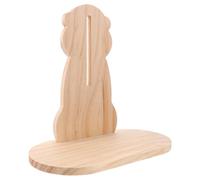 Gadpiparty Silent Wooden Hamster Running Wheel Bracket for Pets Ultra-quiet Exercise for Hamsters Gerbils Rats Quality Wood Rack for Night Use