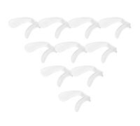 Gadpiparty Silicone Eyeglass Nose Pads Non-slip Soft Cushion U Shaped 10pcs Wide Compatibility with Easy Eyeglass Repair for Eyewear Bridge Support Replacement for Glasses and Sunglasses