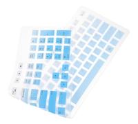Gadpiparty Silicone Keyboard Cover Protective Film for Wired Kb216 Keyboard, Gradient Blue Thin Layer for Work and Study