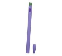 Gadpiparty Silicone Stylus Pen Cover Carrot Design Protective Sleeve Compatible with Apple Pencil 2nd Generation for Tablet Accessories, Cute Grip Case for Digital Drawing and Note Taking