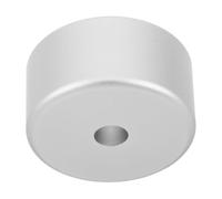 Gadpiparty Silver Metal Vinyl Record Stabilizer for Turntables, Low Profile Design Enhances Audio Clarity and Reduces Surface Noise, for Professional Studio and Café Playback Equipment