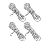 Gadpiparty Silver Rhinestone Shoe Laces Add Decorative Flair 4pcs 120cm round Cotton Strings with Sparkling Rhinestone Embellishments for Sneakers and Hoodies for Styles and Occasions