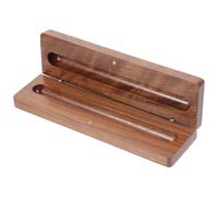 Gadpiparty Single Pen Presentation Case Empty Pen Present Box Coffee Wood Material Light and Portable for Souvenir Packaging
