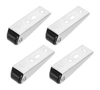 Gadpiparty Sliding Door Track Wheels 4Pcs Heavy Duty with Vertical Micro Rollers for Wardrobe Furniture Movement and Compact Space Organisation at Home