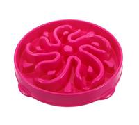 Gadpiparty Slow Feeder Bowl for Dogs and Cats Large Capacity Flower Shaped Abs Plastic Pet Slow Feeding Basin Spillproof Design Promotes Healthy Eating Suitable for Adult Dogs and Puppies