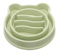 Gadpiparty Slow Feeder Dog Bowl for Cats and Dogs with Smooth Surface and Light Green Pp Material, Designed to Prevent Choking and Encourage Healthy Eating during Feeding