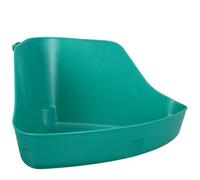 Gadpiparty Small Animal Litter Box Wall-Mounted Hamster Bath Tub 31.5X20X15Cm with Corner Design for Rabbit Ferret Guinea Pig Cage Toilet Trainer