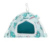 Gadpiparty Small Pet Tent House for Hedgehogs and Ferrets, Breathable Canvas and Plush Material, Wear-resistant Decorative Hamster Tent Bed for Seasons