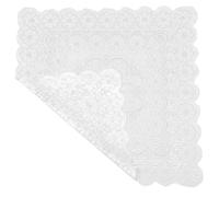 Gadpiparty Small Square Lace Cover for Kitchen Appliances Decorative Dust Protector Machine Washable Chic Design for Bread Makers Tvs Refrigerators and More