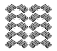Gadpiparty Solar Panel Cable Clips Sturdy Trailer Wire Clips Stainless Steel 30pcs Grooves Design, High Hardness and Good Stability, Suitable for Module Wire and Cables on Ships for Secure