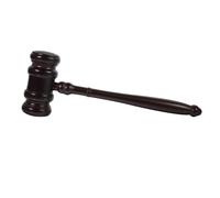 Gadpiparty Solid Wood Auction Hammer Judge Gavel Mallet Loud Clear Sound Practical Wooden Hammer for Auctioneers Lawyers Judges Court Use
