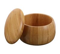 Gadpiparty Solid Wood Large Chess Piece Container Bowl with Lid for Organizing Chess Pieces during Travel