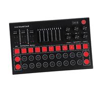 Gadpiparty Sound Card Live Broadcast Equipment Gaming Mic Sound Mixer Board Built Dsp Chip Fast Stable Connection