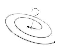 Gadpiparty Spiral Stainless Steel Sheet Hanger Laundry Drying Rack for Quilts Blankets Scarves Space-saving Rotating Design Rounded Edges Safe for Clothes Indoor Use