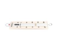 Gadpiparty Spring in Classroom and Field Applications Dynomometer Force Gauge Lightweight Plastic and Metal Material Measuring Weight Tool for Physical Mechanics Experiments