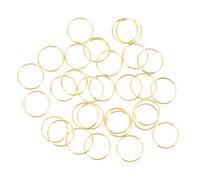 Gadpiparty Stainless Steel Crystal Drop Connecting Rings Crystal Bead String 300pcs, High Rigidity Golden Metal Rings with Fine Craftsmanship for Chandelier for Home Using